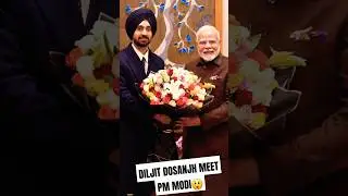 Diljit Dosanjh Meet PM NARENDRA MODI 🇮🇳📍#shorts