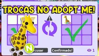 Trocas com Morceg&atilde;o, Tartaruga Neon, Abelha Rainha Mega e Ovo de Natal! ADOPT ME! 🥰