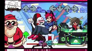 juego a FNF con el mod de rubius senpai mujer y danny
