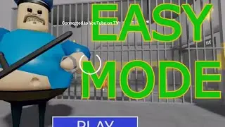 ROBLOX Barry's prison gameplay Easy mode 