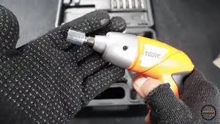 47 in 1 Cordless Electric Screwdriver Drill with Built-in LED Rechargeable Wireless Drill Machine