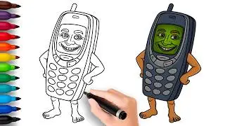 COMO DIBUJAR a BUZZ BUZZ BUZZ SAHUR | Italian Brainrot Animals - f&aacute;cil y r&aacute;pido dibujo