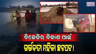 ବିଜେଡ଼ିର ବିକାଶ ପାଇଁ ଗର୍ଭବତୀ ମହିଳା ଛଟପଟ! / Rural Development issue of Odisha! / Kartavya News /