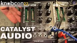 Knobcon 22:  Catalyst Audio Tube VCO, Noise, Mixer, VCF and VCA