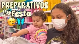 PREPARATIVOS da FESTA | TEMA BORBOLETAS 🦋