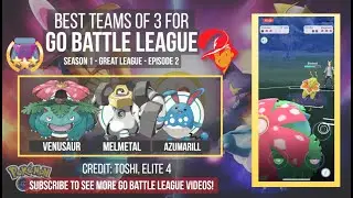 BEST TEAMS for GO Battle League pt. 2! ValorAsh, Toshi, HouseStark, HeroVange & More! Pokemon GO PvP