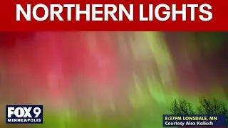 Incredible northern lights dazzle across MN, United States