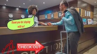 Check out from a Hotel | English For Receptionist
