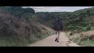 End of summer silent solo hiking in Rebild National Park, Nordjylland (Denmark)