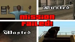 Every Single Way To Fail The Ryder Mission In GTA San Andreas #grandtheftauto #cj