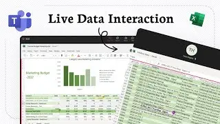 How to share Excel live in Microsoft Teams meetings