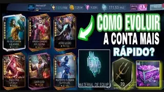 injustice 2 Mobile o que fazer pra UPAR rápido ?