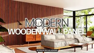 TIMELESS! MODERN WOODEN WALL PANEL DESIGN IDEAS | STYLISH MINIMALIST WALL ART PANELS INTERIOR DECOR
