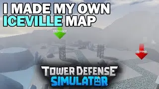 I MADE MY OWN ICEVILLE MAP | TDS