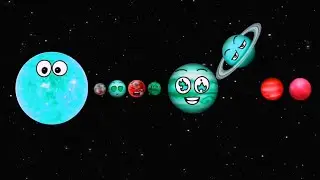The Planets with effects | Mercury to Uranus | Sponsored by Gamavision Csupo effects