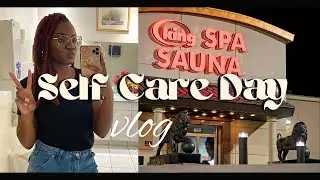 Non Aesthetic Day In My Life Vlog: Self Care | nails, King Spa & Sauna Chicago