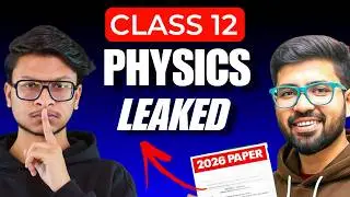 Class 12 Physics  *PAPER LEAKED*🚨 Ft.@Abhisheksahusir