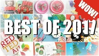 Red Ted Art's Best of 2017 - Month by Month best DIYs
