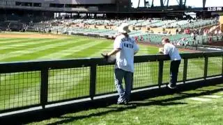 Last BP ball hit and I missed it. SRF 2-28-11