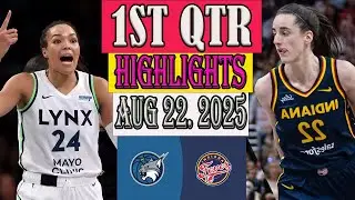 Indiana Fever vs Minnesota Lynx 1st Qtr Highlights [Aug 22, 2O25]| Women's Basketball 2025