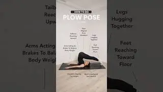 How to do: PLOW POSE (HALASANA) #yoga #plowpose #yogaposes #yogalove #yogaday #yogatutorial #pilates