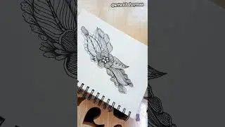 Doodle art |Line art doodle #shorts #meditativeart #calmart #art #zentangle #drawing #artwork