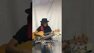 Lead C Major scale + G improvise acoustic guitar by solo artist #soloartist #solo #guitar