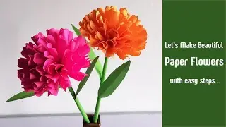 DIY Paper Flowers: Crafting Gorgeous Carnation Paper Flowers: How to Make a Paper Flower