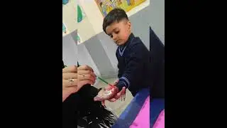 Christmas Activity#handprints #schoolactivity #shortfeed #newvideo #activity #vuralvideo #school