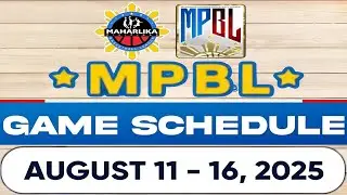 🔴 MPBL FULL GAMES SCHEDULE | AUGUST 11  - 16, 2025 | WEEKLY GAME RESULT | MPBL SEASON 7