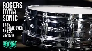 Rogers Dyna-Sonic 5x14 Chrome Over Brass