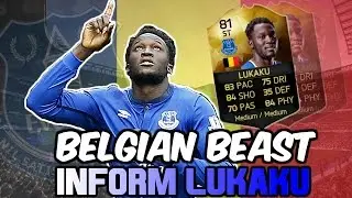BEAST BELGIAN INFORM LUKAKU! - FIFA 16 ULTIMATE TEAM
