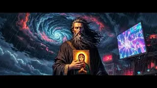 Hold the Light 🔥☦️ | Cyberpunk Electronic Space Metal Inspired by St. Herman of Alaska Miracle