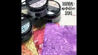 Mini Tutorial: Finnabair Icing Paste Skins