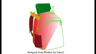 Backpack Drawing and Coloring for Kids|| Learning Video || How to Paint || School Bag for Children
