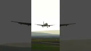 A320 Landing At Manchester Airport with 50+kts Crosswinds During Storm Pia!!  #infiniteflight