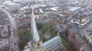 Crooked spire Church of St Mary and All Saints, Chesterfield. 