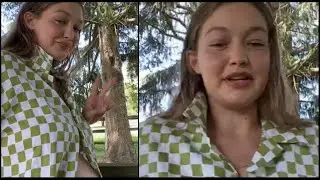 Gigi Hadid Shows Off Her Baby Bump on Instagram Live!