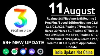 Realme August 2022 New Updates | Stable and Beta | Full Devices List | Android 13 realme UI 4.0 ⚡⚡