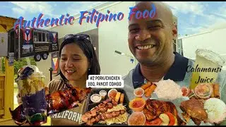 Trying Authentic Filipino Food in Austin, Texas (Food Truck - Street Food)