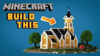 Minecraft Tutorial | Building a Church  | Animation