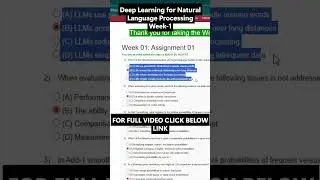 NPTEL Deep Learning for Natural Language Processing Week 1 Assignment Answers | noc26-cs33