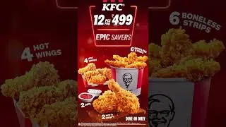 Most Epic Deal Ever- KFC Epic Savers Are Here! 🔥