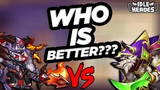 Idle Heroes - Who Is Better Support For PvE??? Lord Balrog VS Rogan!!!