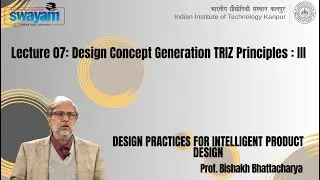 Lecture 07: Design Concept Generation TRIZ Principles &ndash; Part 3