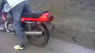 pr&oacute;ba palenia gumy jawą 350 TS