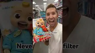 Never use the mouth swap filter in the toy aisle #shorts