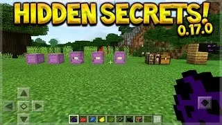 HIDDEN FEATURES! Minecraft Pocket Edition - 0.17.0 Hidden Features & Items (Pocket Edition 1.0)