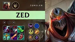 Zed Jungle vs Rammus - EUW Master Patch 25.22