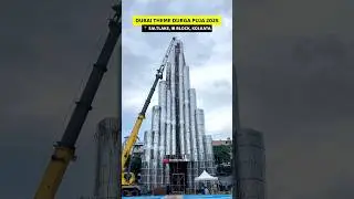 Dubai theme durga puja Salt Lake IB block #kolkatadurgapuja2025